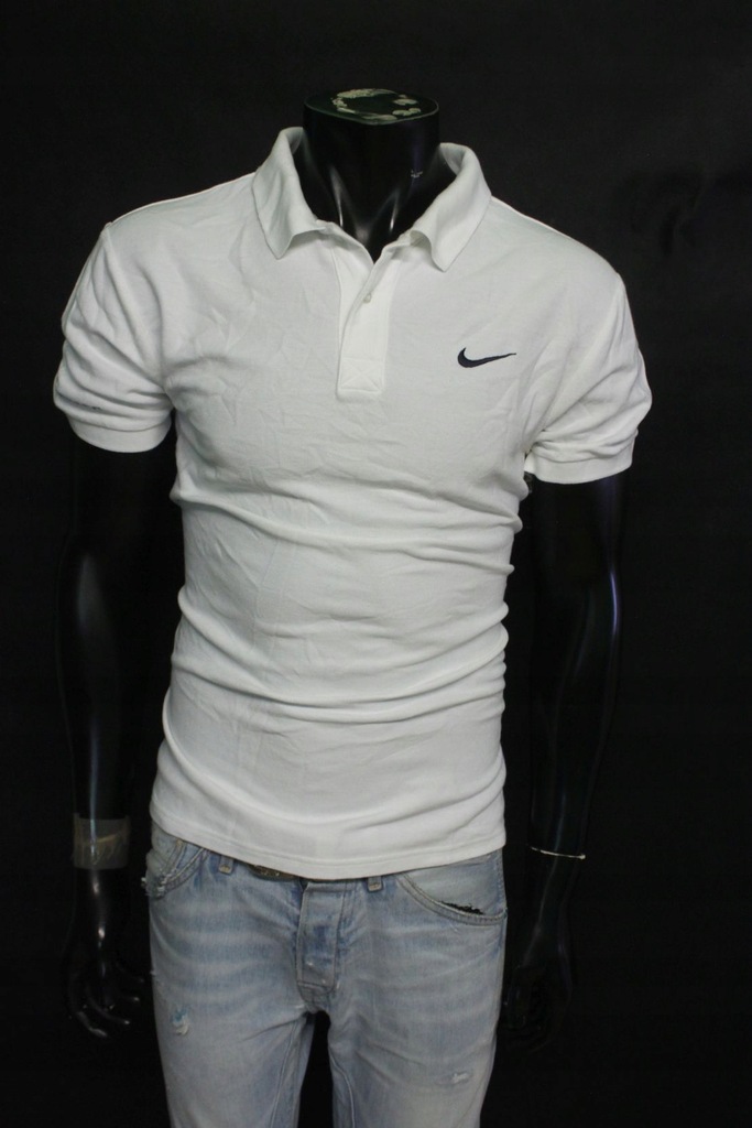 NIKE KOSZULKA POLO MĘSKA BASIC BIAŁA