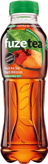 FUZETEA BLACK ICE TEA HERBATA MROŻONA 500ML PEACH