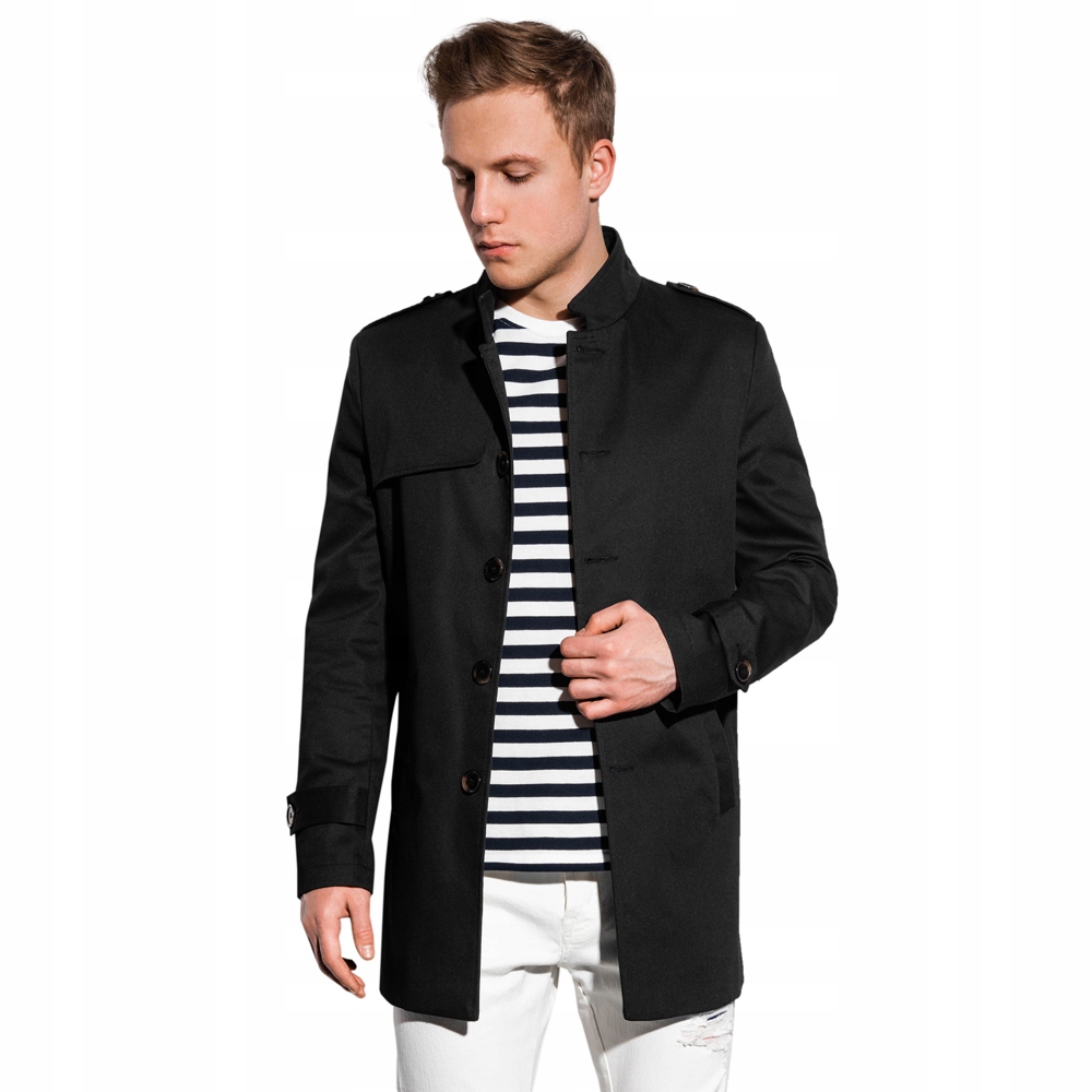 Купить Элегантное мужское пальто OMBRE C269 черное XXL: отзывы, фото, характеристики в интерне-магазине Aredi.ru
