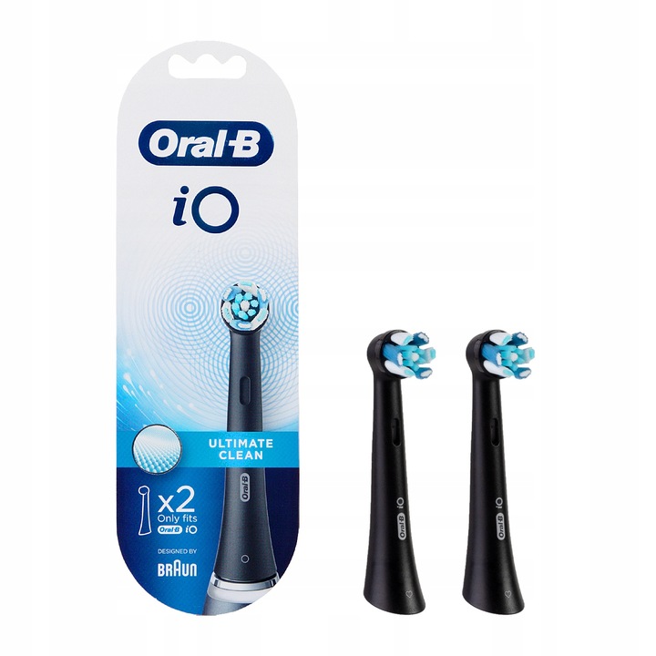 ORYGINALNE KOŃCÓWKI ORAL-B iO ULTIMATE CLEAN Czarne 2szt.--13