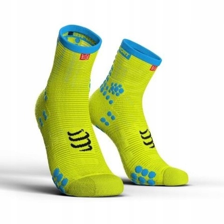 Compressport skarpetki ProRacing V3.0 żółte 42-44