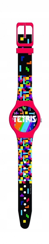 Zegarek analogowy w puszce Diakakis - Tetris