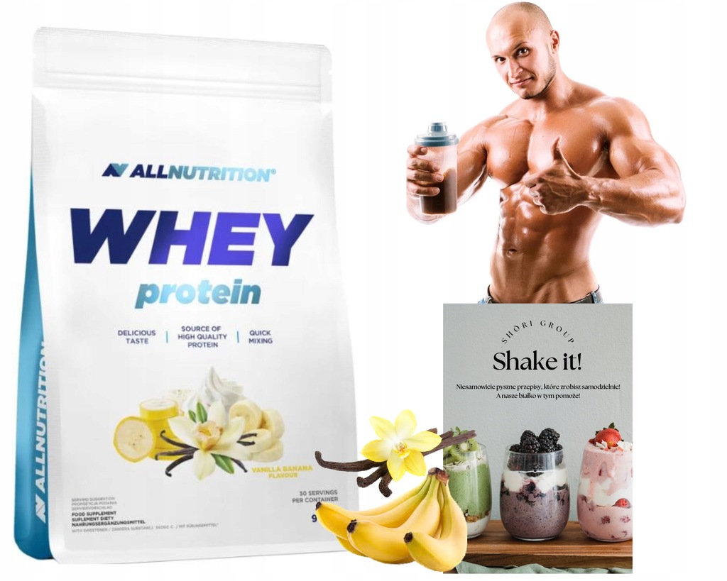 ALLNUTRITION BIAŁKO ODŻYWKA PROTEINOWA 908G WANILIA BANAN EBOOK GRATIS