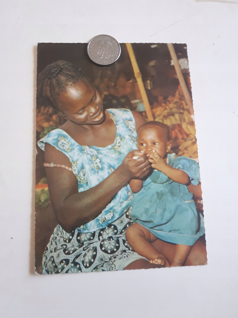 1962. NIGERIA-AFRYKA matka z dzieckiem