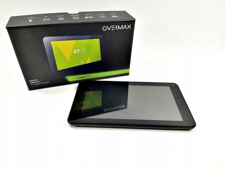 TABLET OVERMAX LIVECORE 7032 PEŁNY ZESTAW 1/8 GB