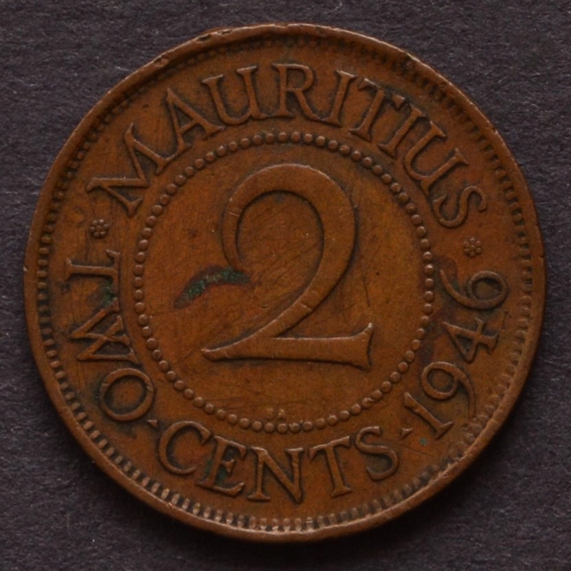 Mauritius - 2 centy 1946