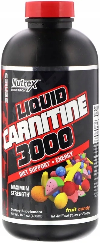 Nutrex Liquid Carnitine 3000 Jagoda 480 ml