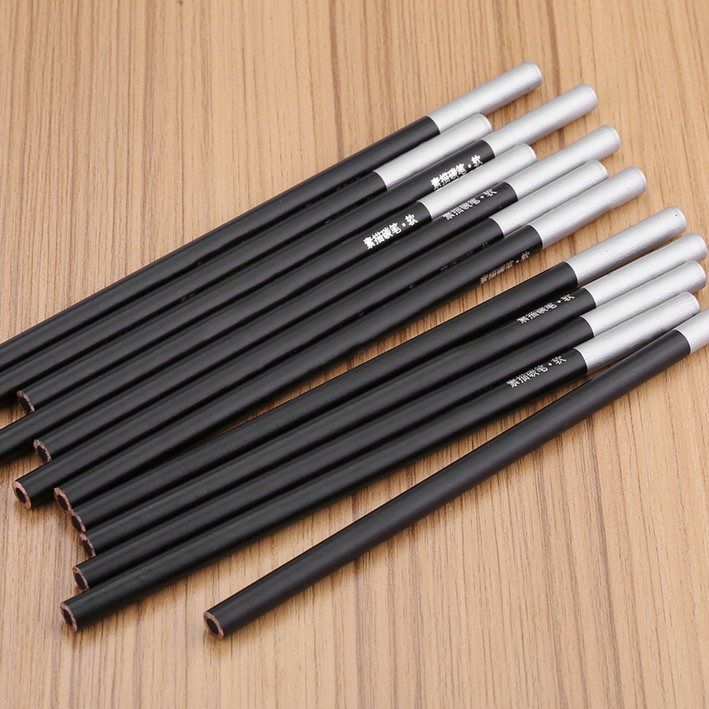 12 sztuk / partia Zestaw ołówków z węglem