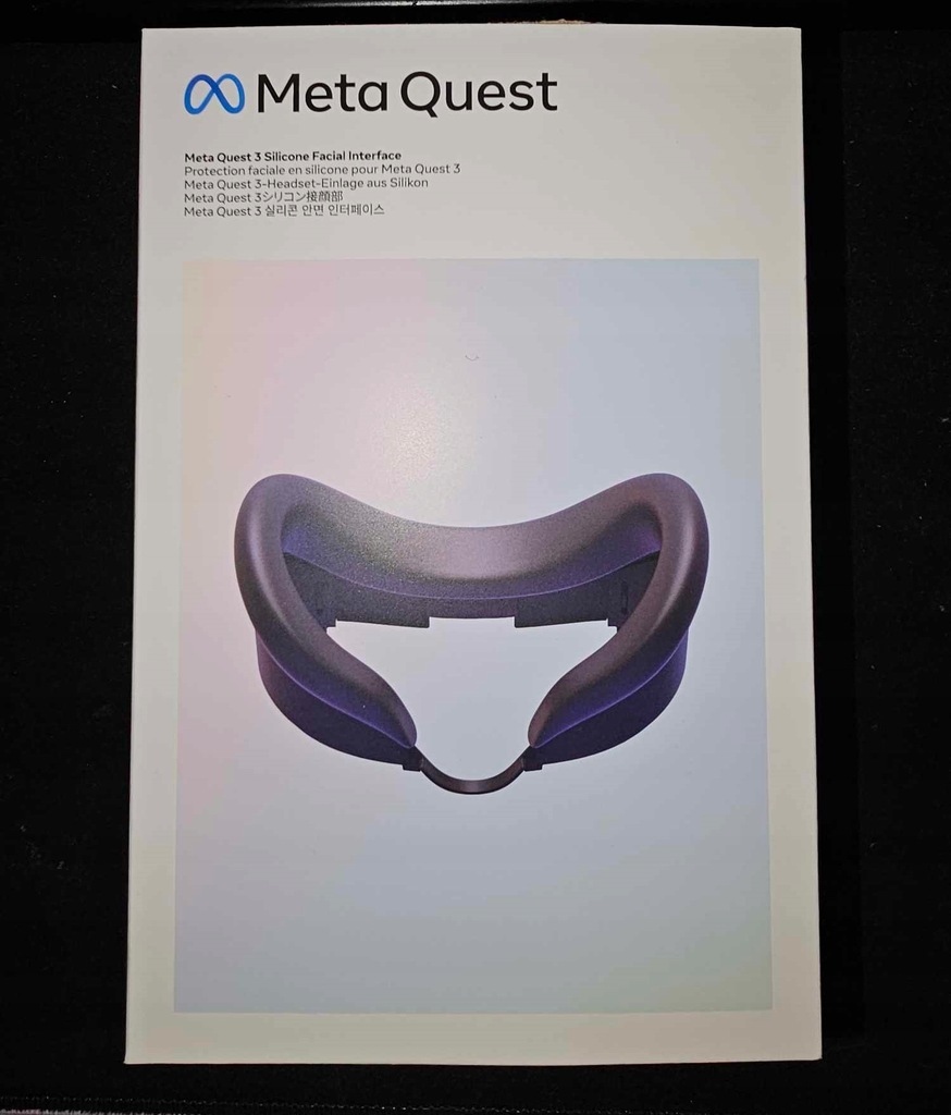 Silikonowa podkładka interfejsu do gogli VR Meta Quest 3