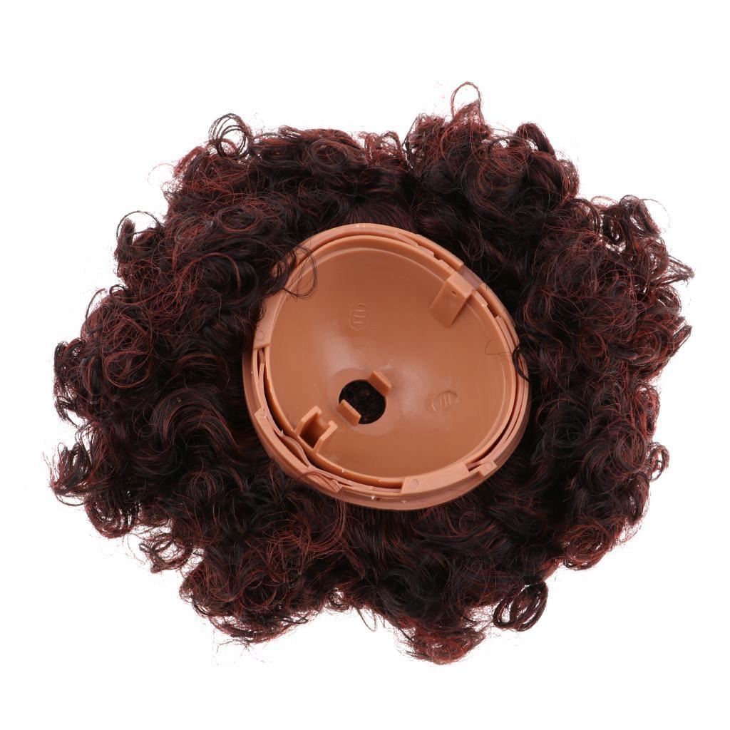 Dolls Coffee Curly Hairpiece With