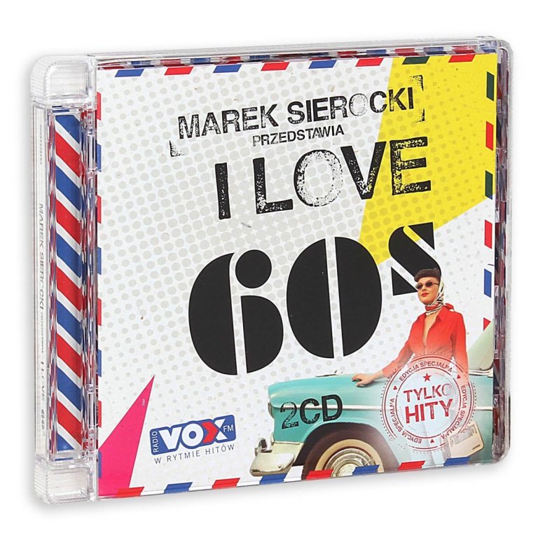 2 płyty CD Marek Sierocki I love 60s lata 9060