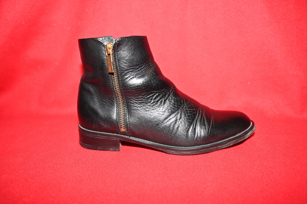 GINO ROSSI * BUTY BOTKI NEVIA CZARNE BDB 36