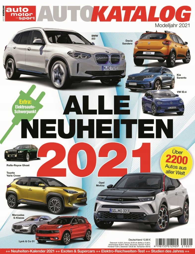 Samochody świata 2021 - katalog