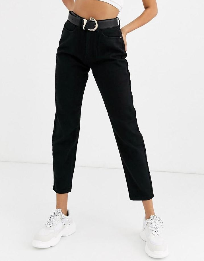 26N091 MISSGUIDED__XXZ SPODNIE MOM JEANS__XL