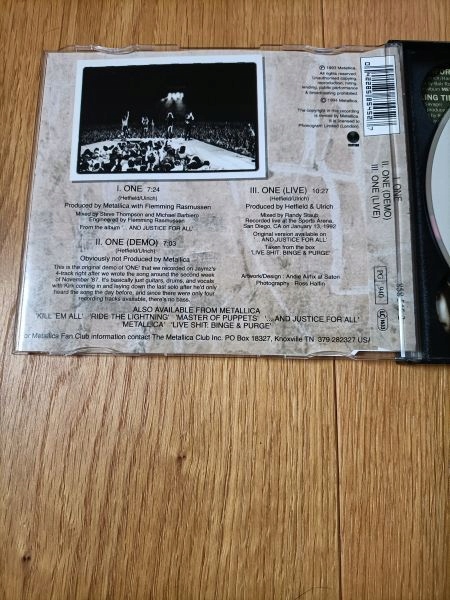 Купить METALLICA - One + The Unforgiven 2xCD: отзывы, фото, характеристики в интерне-магазине Aredi.ru