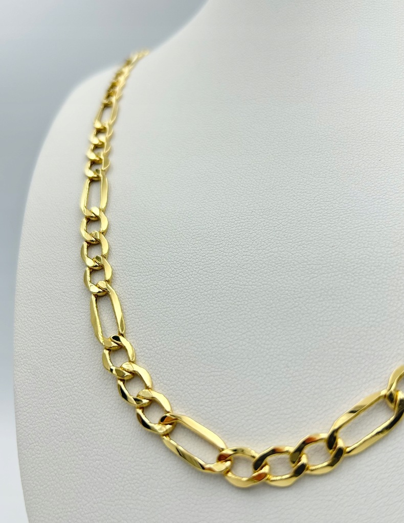 Łańcuch FIGARO 55CM złoto pr. 585