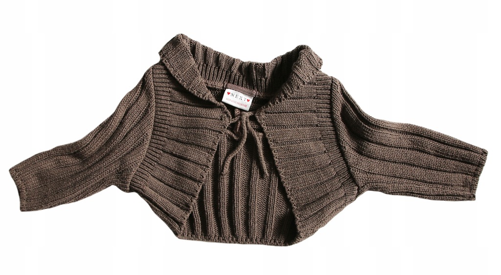 next - sweterek bolerko wiązanie 3-4 l 98-104 cm