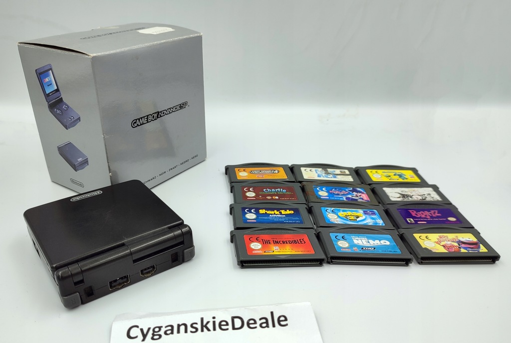 Nintendo Game Boy Advance SP / Czarny BOX