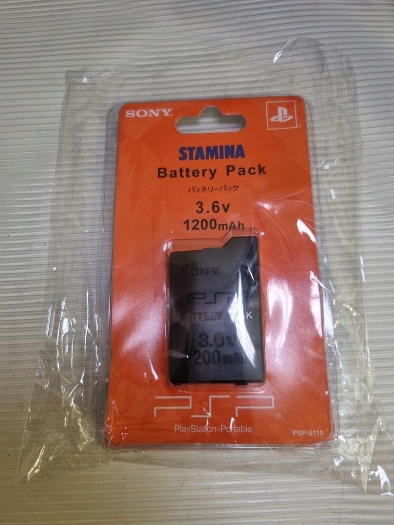 Bateria do PSP 3.6V 1200mAh, w folii nie używana.