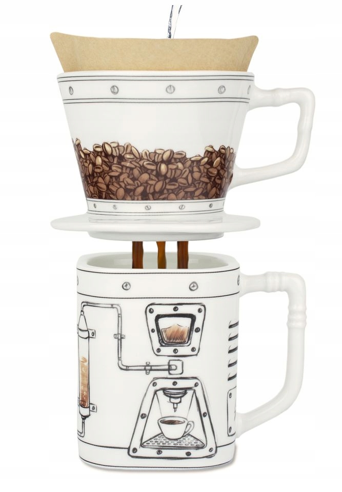 ZAPARZACZ DO KAWY DRIPPER DRIP Z KUBKIEM ZESTAW 9847018194