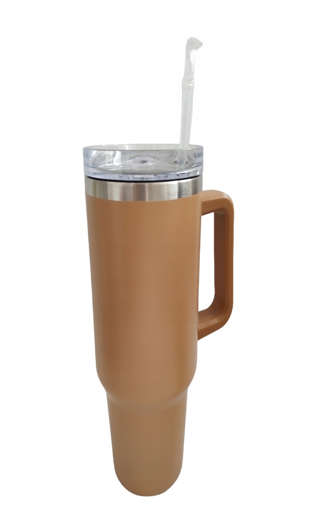 KUBEK TERMICZNY HROBIG STALOWY BRĄZOWY 1200 ML