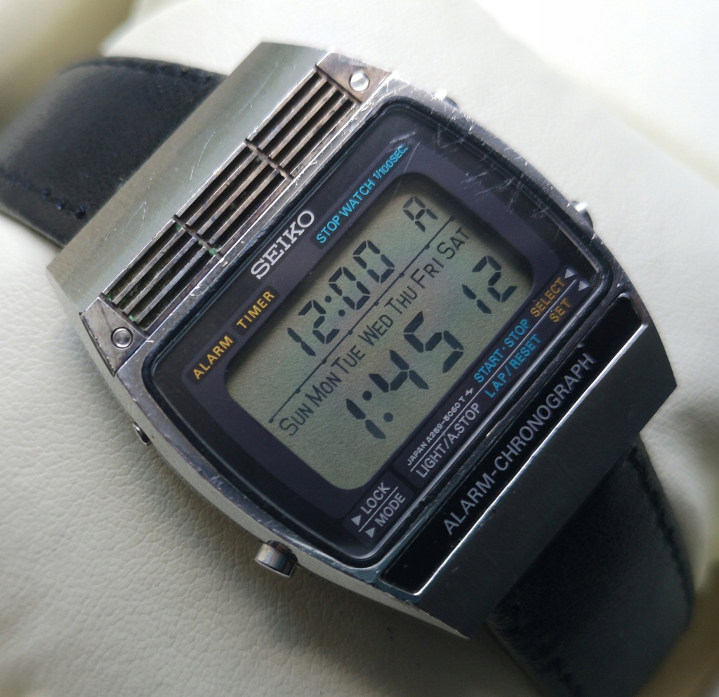 Seiko Alarm Chronograph LCD A259-5070 1979r.