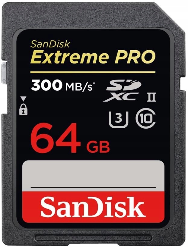 Karta SanDisk SDXC EXTREME PRO 64 GB 300 MB/s