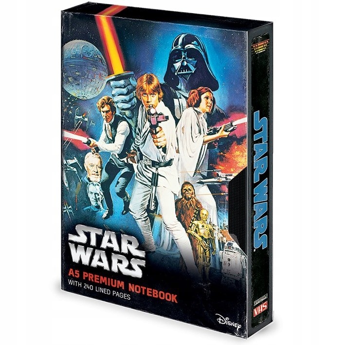 Star Wars Nowa Nadzieja VHS - Notes Zeszyt A5 120k
