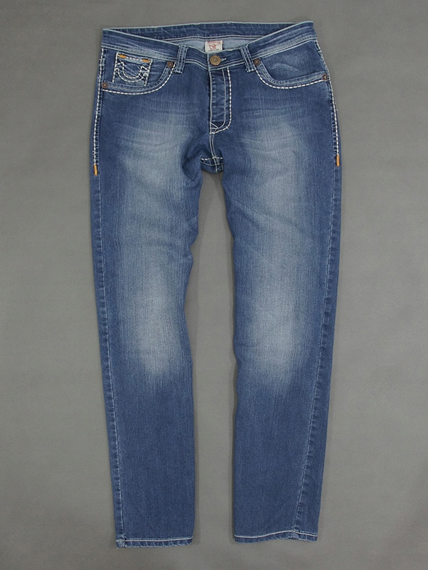 TRUE RELIGION BOBBY - REGULAR MĘSKIE JEANSY - 36