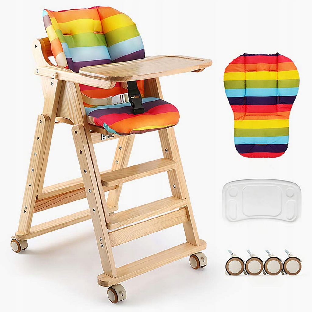 Купить Регулируемый деревянный стульчик для кормления.: отзывы, фото, характеристики в интерне-магазине Aredi.ru