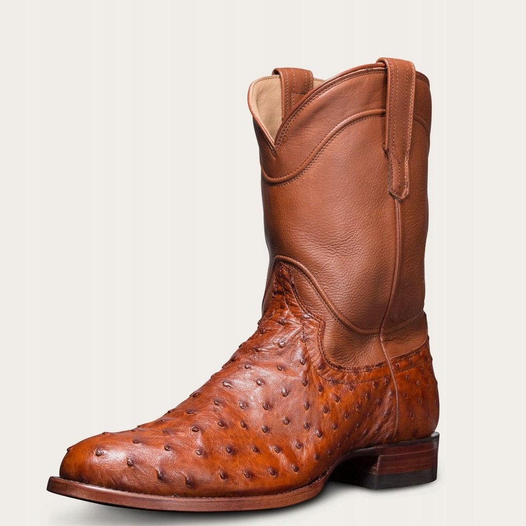 Tecovas Mens The Duke Pecan Ostrich Pecan