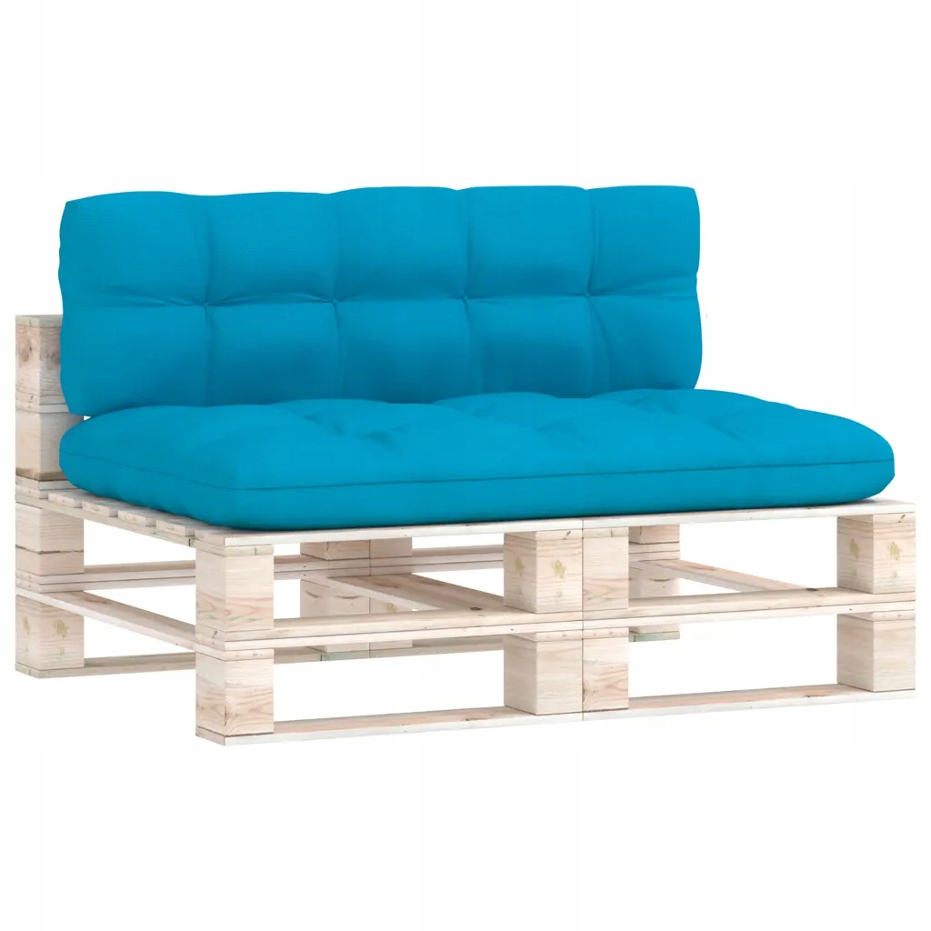 Poduszki na sofę z palet, 2 szt., niebieskie