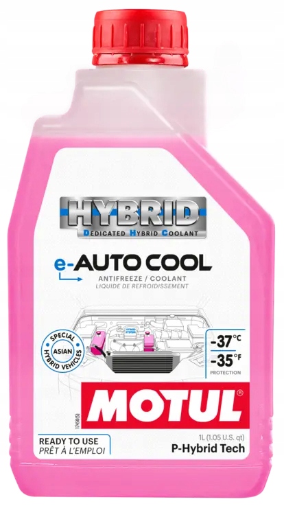 MOTUL HYBRID E-AUTO COOL 37°C - PŁYN DO CHŁODNIC - 1L
