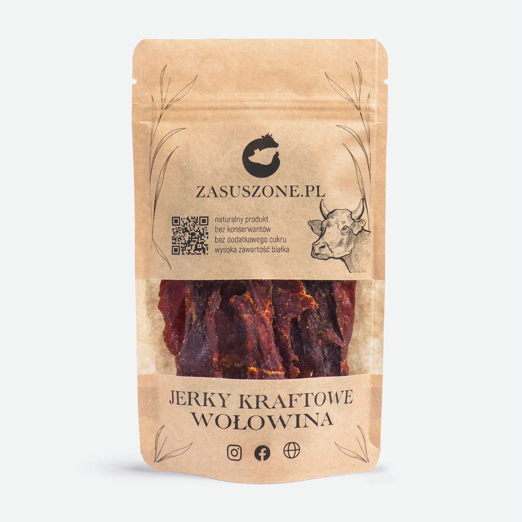 Zasuszone Suszona Wołownia &amp;quot;Beef Jerky&amp;quot; 25g - 17701483987 - oficjalne ...