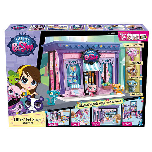 HASBRO LPS LITTLEST PET SHOP WIELKI DOMEK 130 ELEM 7619155379