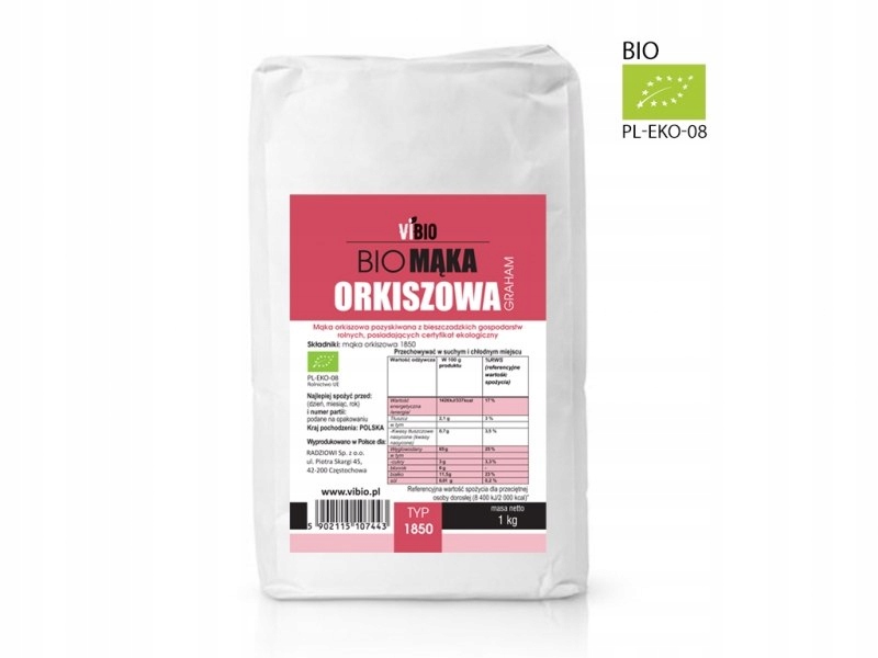 BIO Mąka orkiszowa 1850 graham