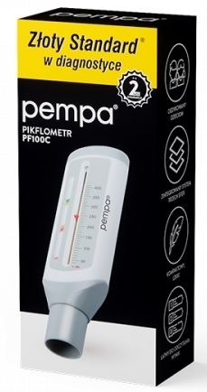 Pempa pikflometr PF100C monitor astmy u dzieci
