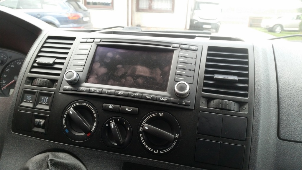 VW TRANSPORTER T5 RADIO NAVI CD NAWIGACJA GPS RNS2