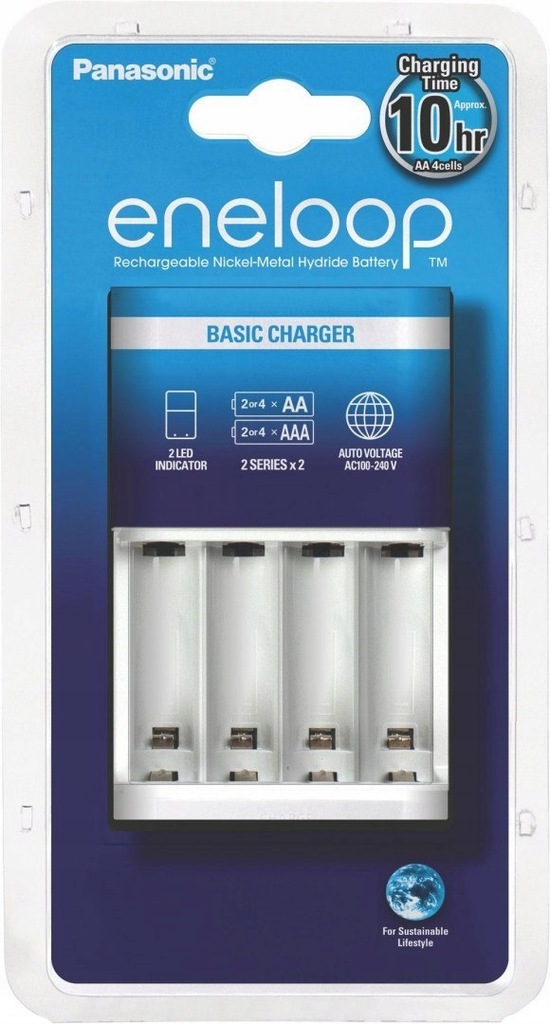 Ładowarka Eneloop Panasonic Basic Charger BQCC51 b