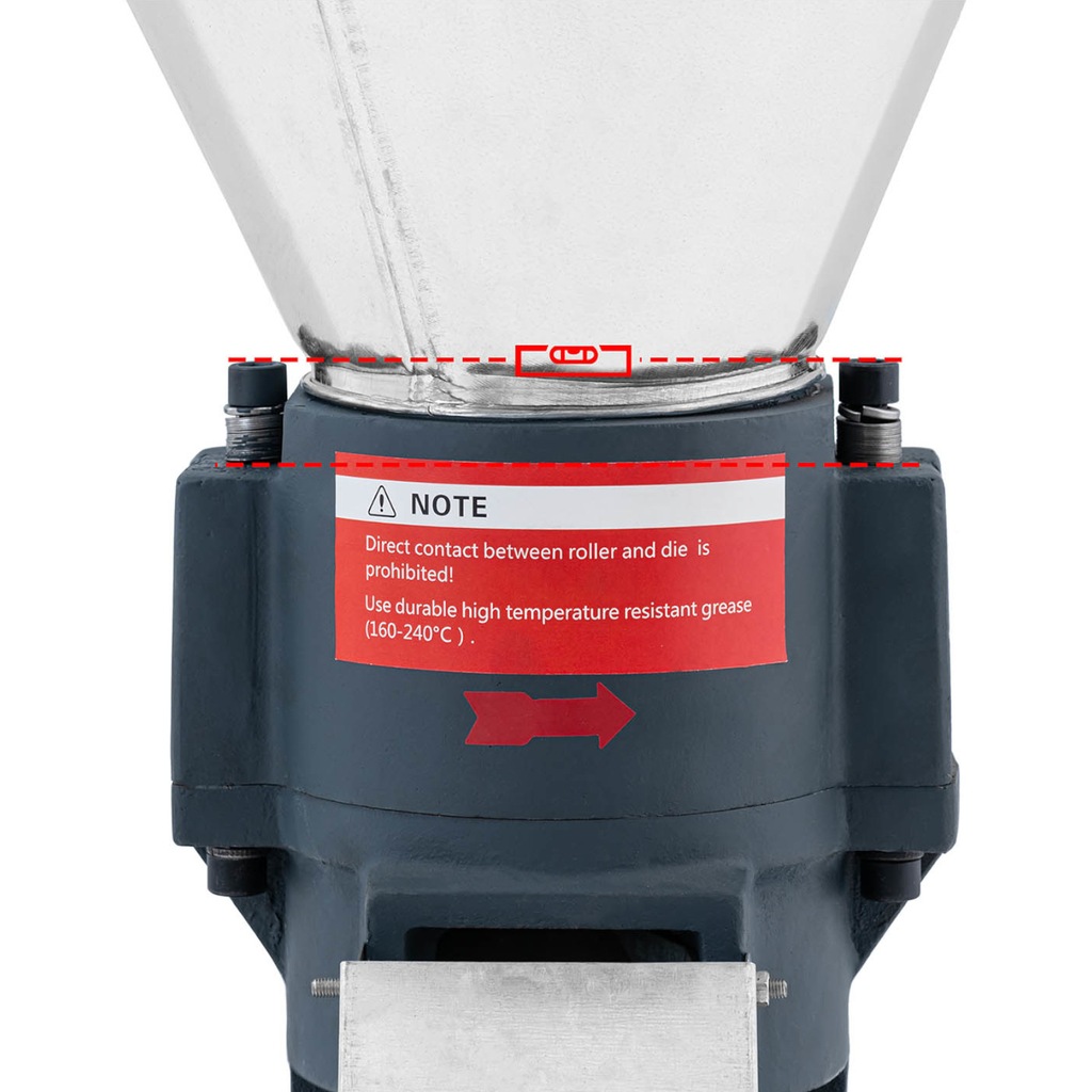 Peleciarka granulator maszyna do pelletu trocin paszy 2200 W 400 V 10bbbb