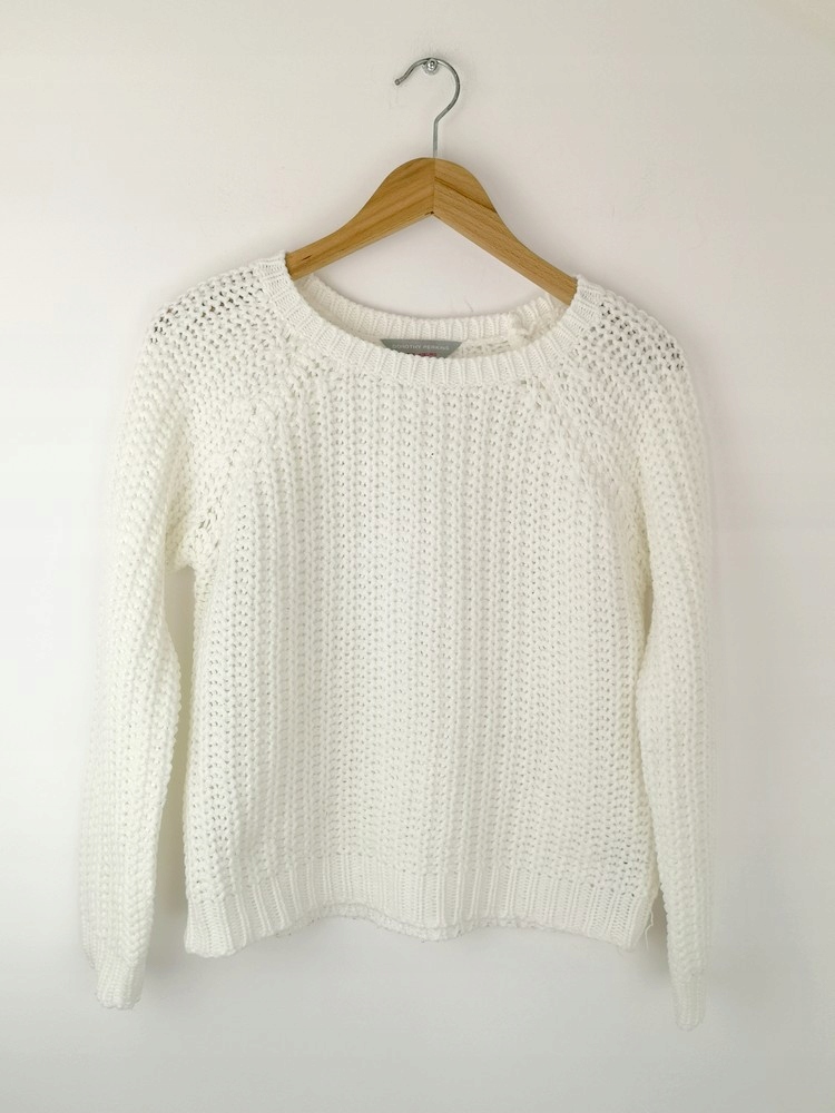 0203JE DOROTH PERKINS sweter damski biały 40 L