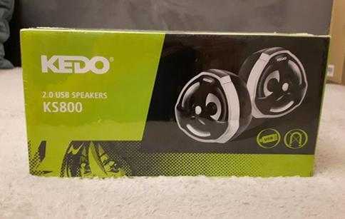 GŁOŚNIKI KEDO STEREO USB KS800 NOWE