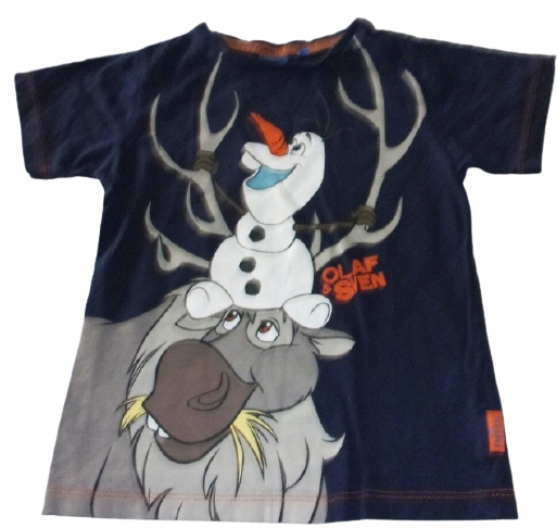 Bluzka T-shirt OLAF Kraina Lodu Disney 110