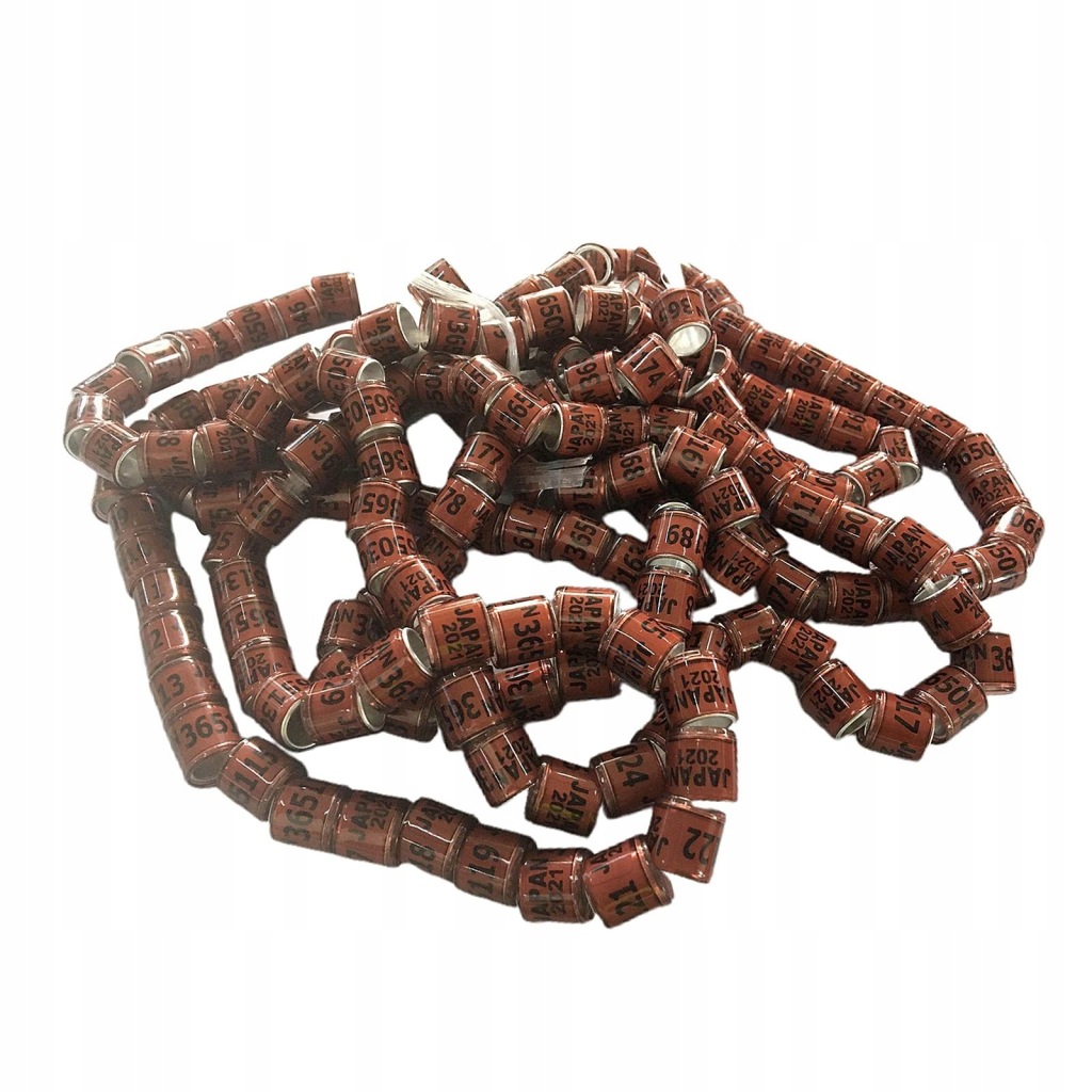 Obrączki dla gołębie pocztowe - 100 kawałków