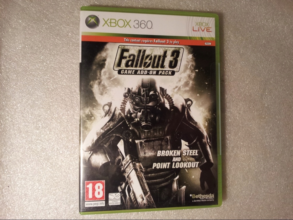 FALLOUT 3 BROKEN STEEL AND POINT LOOKOUT - Xbox 360