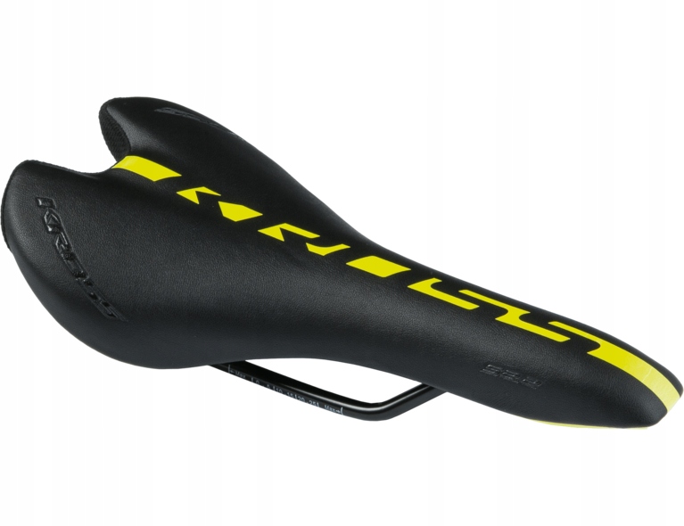 Siodło rowerowe Kross Ecosport S2.2 czarno-żółte