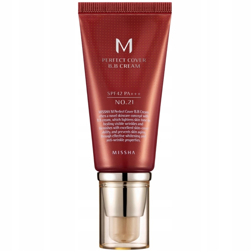 Krem BB Missha M Perfect Cover Light Beige 21 PA+++ SPF 42 50ml