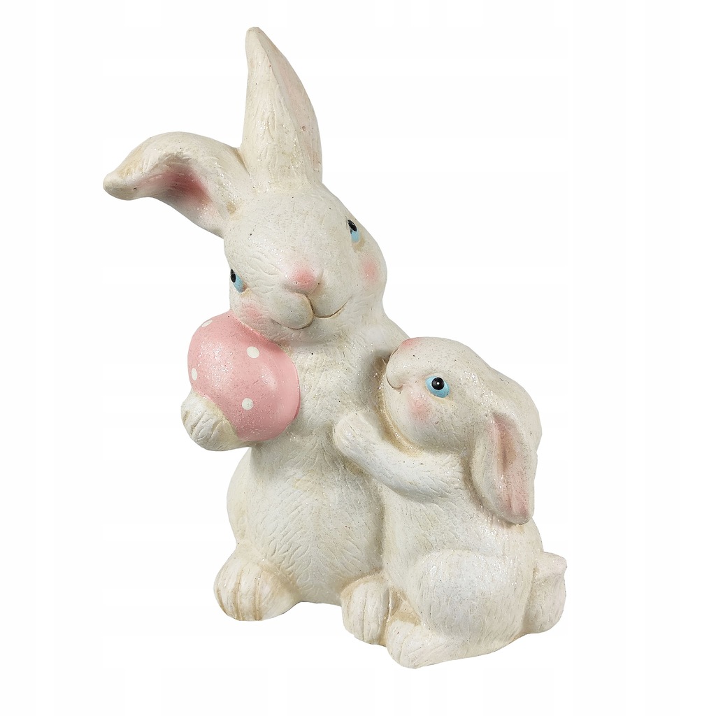 Figurka ceramiczna Wielkanocny zając DUŻY królik