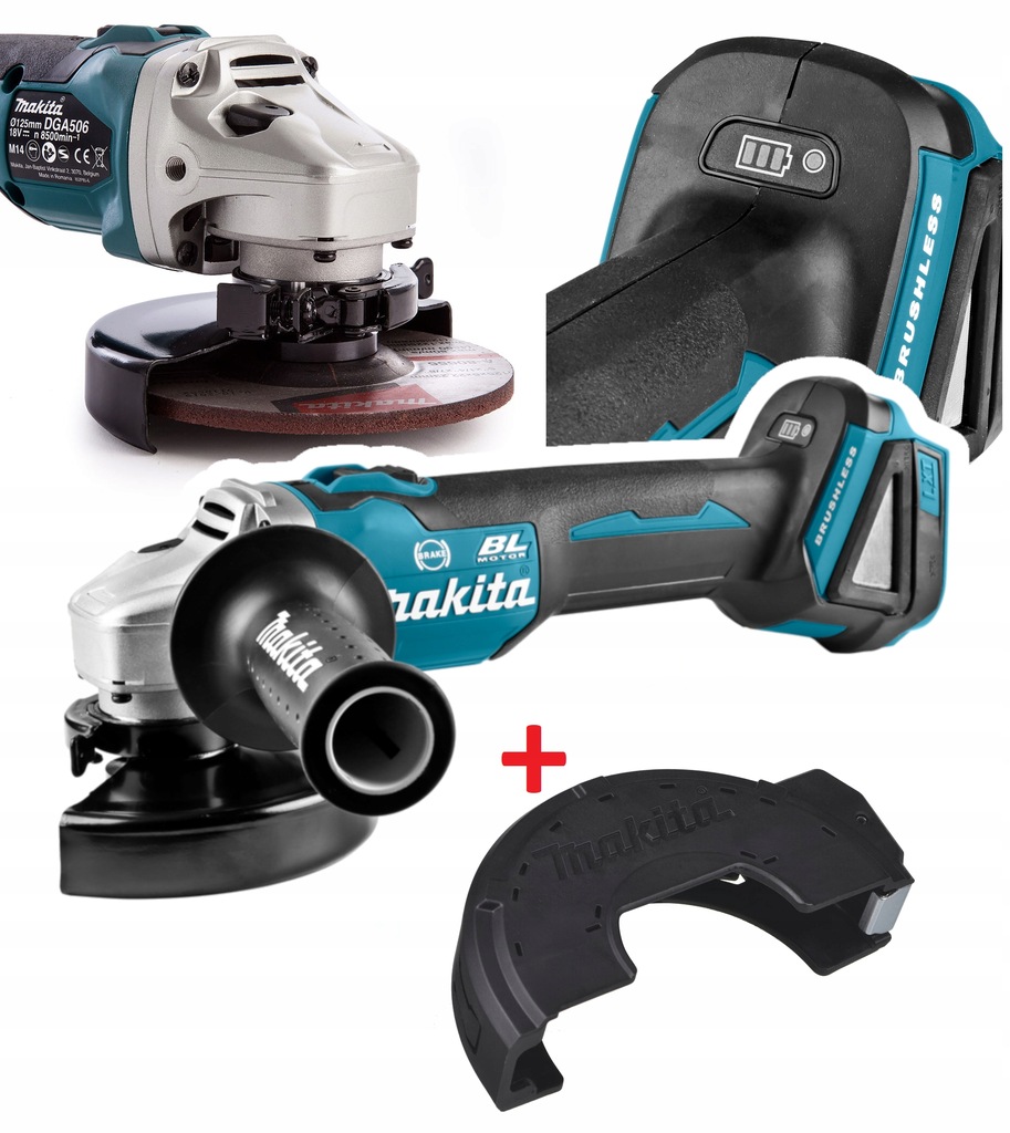 Makita DGA504Z szlifierka kątowa diaks fleks 18V - 12356784624 ...