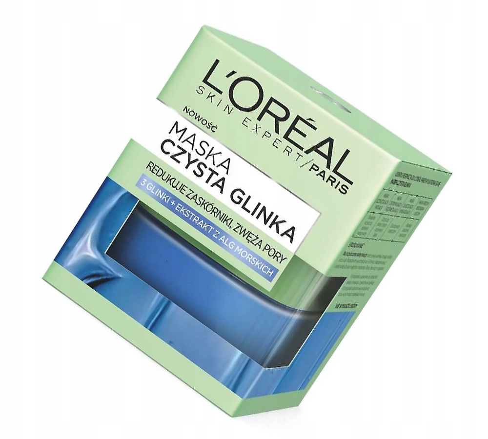 LOREAL CZYSTA GLINKA MASKA NA NIEDOSKONAŁOŚCI - 6986459054 - oficjalne  archiwum Allegro